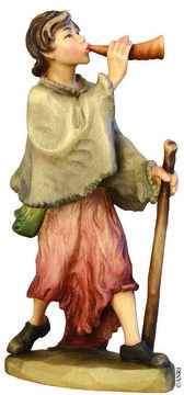 Pastore con corno AN79770-66 (10 cm, colore)