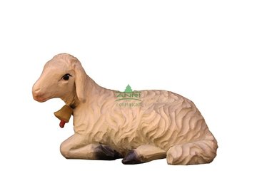 Pecora giacente AN7983023 (12 cm, colore)
