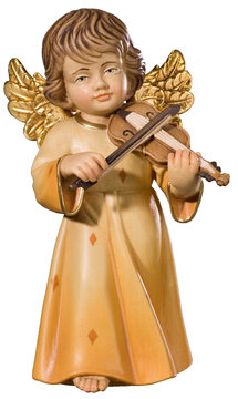 Benedikt Engel mit Violine AR4 (5 cm, lasiert)