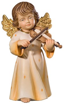 Benedikt Engel m. Violine AR115-04W (5 cm, lasiert)
