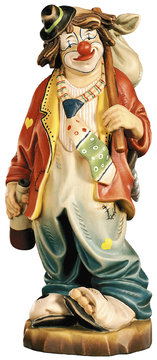Clown con bottiglia AR405 (10 cm, colore)