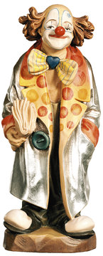 Clown con giornale AR408 (10 cm, colore)