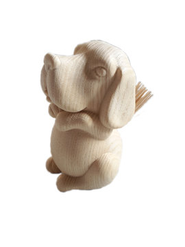 Dog with toothpicks AR470 (3,54", color)