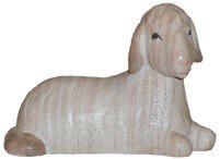 A.Schaf liegend AR954 (13 cm, lasiert)