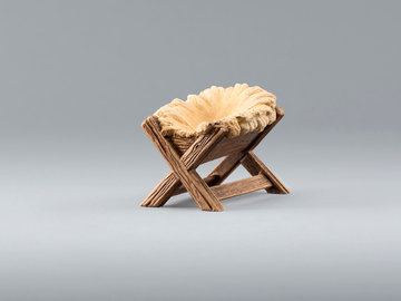Krippe HE037011 (10 cm, lasiert)