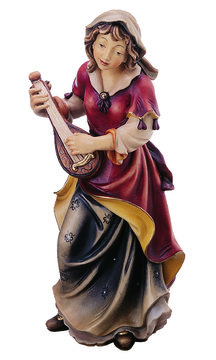 Pastorella con mandolino BH5027 (7 cm, colore)