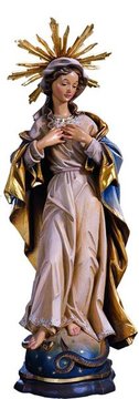 Madonna Immacolata barock B4071 (15 cm, lasiert)