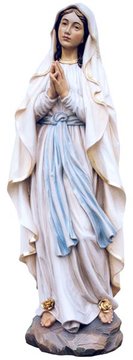 Madonna di Lourdes B4085 (8 cm, colore)