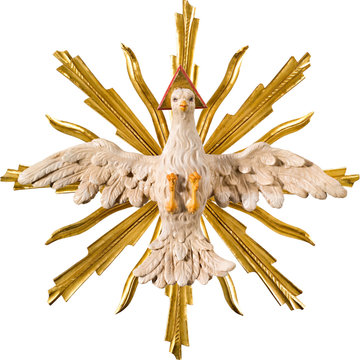 Spirito Santo con gloriosa B50021 (18 cm, colore)