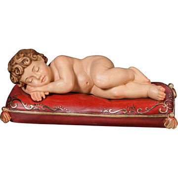 Gesú Bambino dormiente su cuscino B50981 (11 cm, colore)