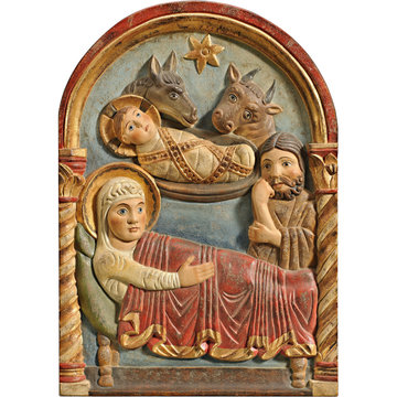 Nativity Relief Romanic B9900 (8,66", antique)