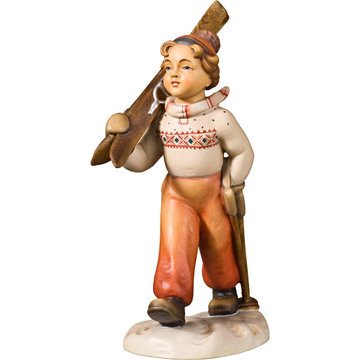 Skier girl B1014 (3,94", color)