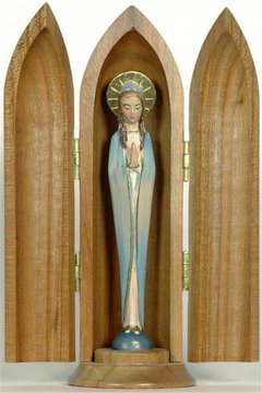 Nische mit Madonna BW5803 (6 cm, lasiert)