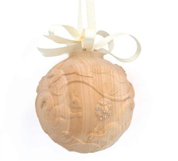Zirbelkugel mit Eichhörnchen BHW12 (6 cm, natur)