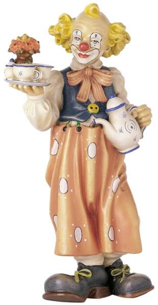 Clown waiter Woodcarving, nativity and chess set in wood - Italy