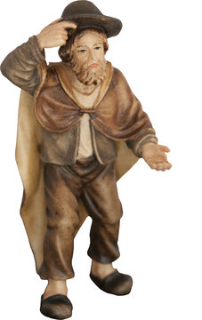 Hirte ohne Krippenzubehör SA2199 (8 cm, lasiert)