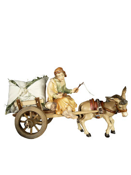 Group of Shepherds with cart 100930 (3,54", color)