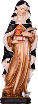 Hl. Theresia von Avila DE2168 (15 cm, lasiert)