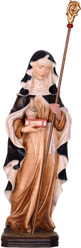Hl. Walburga DE2169 (15 cm, lasiert)