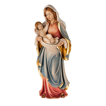 Madonna mit losem Kind P1001 (13 cm, lasiert)