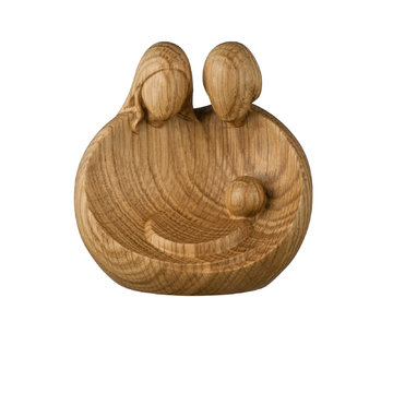 Krippenblock modern art Eiche P4005C (7 cm, natur)