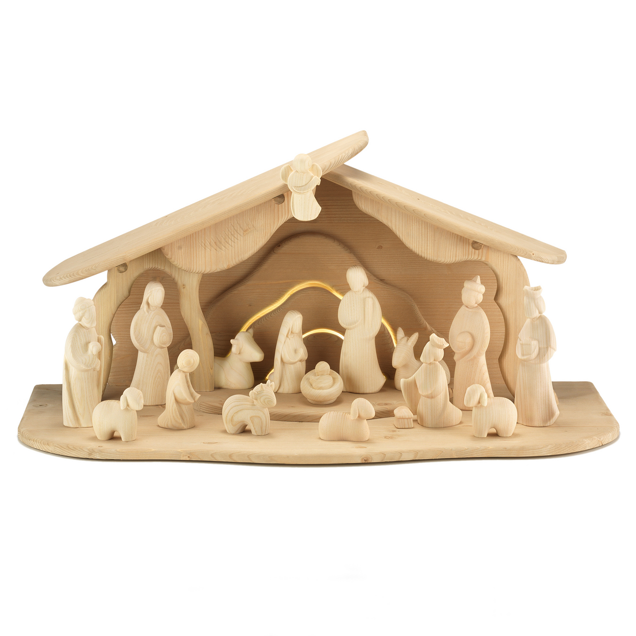 Krippefiguren Ankleidekrippe Weihnachtskrippe Alpenländisch 3-teilig NEU