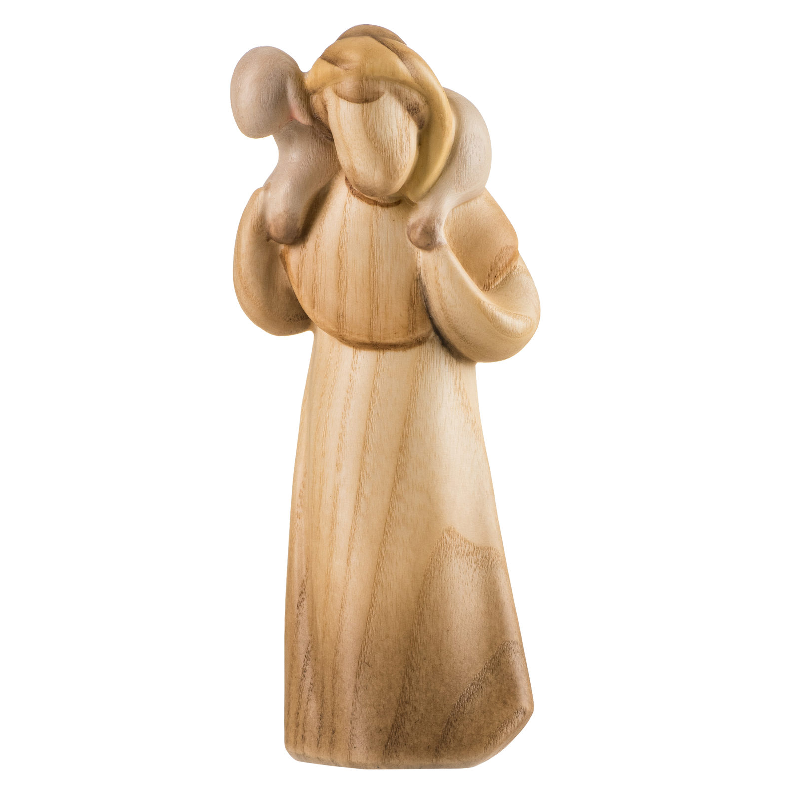 アンリ人形 Shepherd lying with lambs nativity アンリ人形 Shepherd