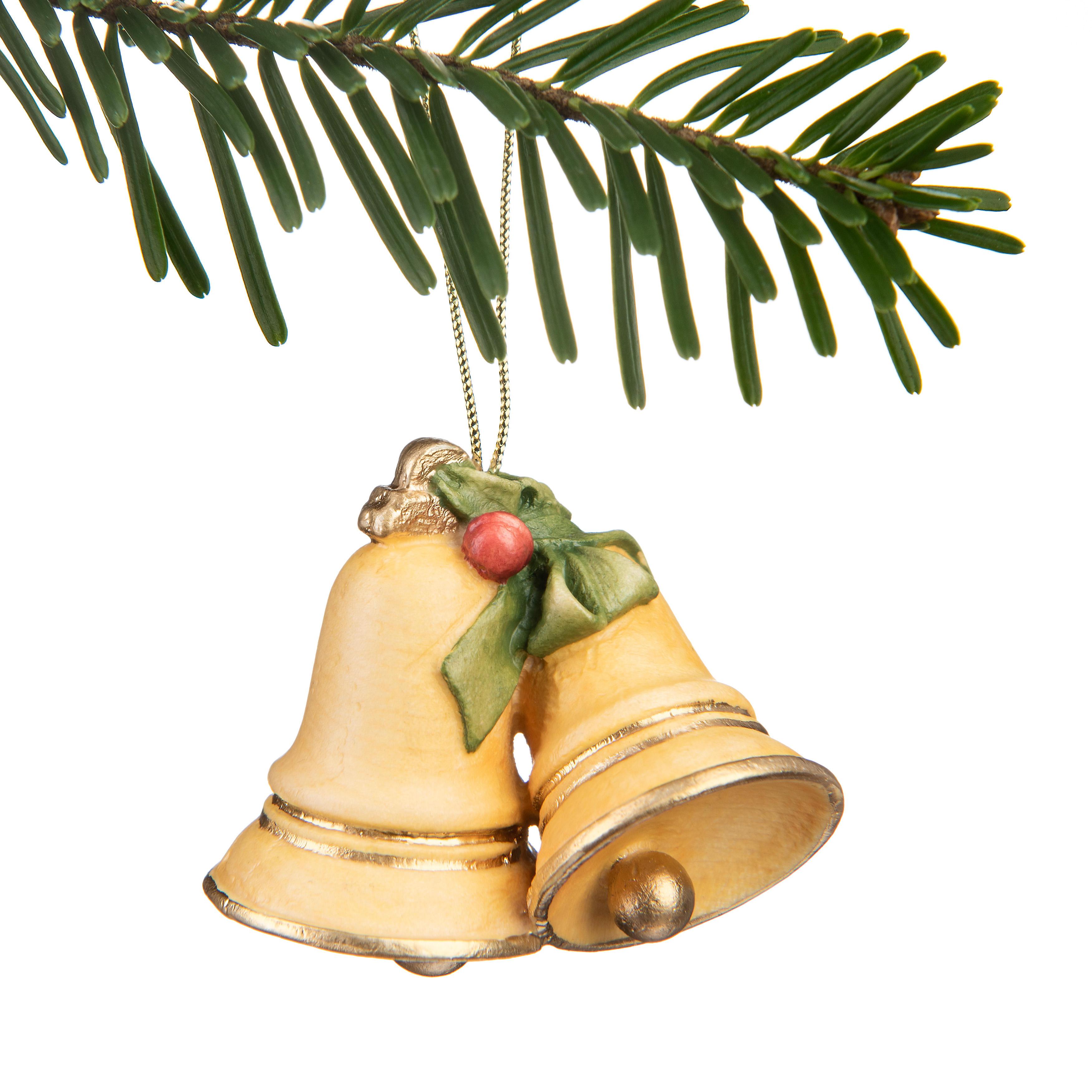 Altalena In Legno Per Uccelli Con Campanelle - Gioco Per Volatili, 12x20 Cm - Foto 2