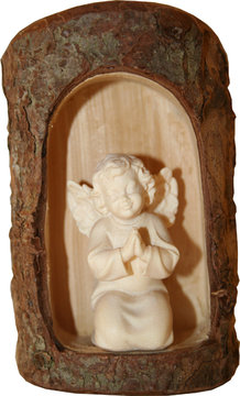 Diana betend in Grotte P9322 (5 cm, lasiert)