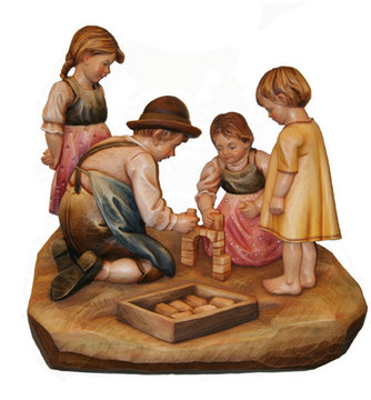 ragazzi blocchi legno P7002 (42 cm, colore)