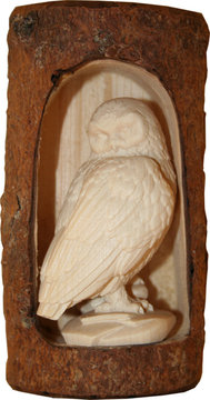 snowy owl in groote P9605 (1,97", color)