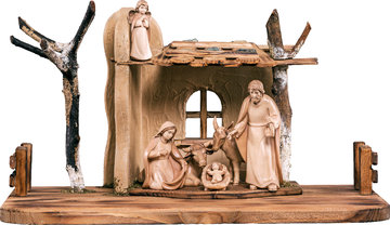 Set presepio Artis 8 pezzi DE4901 (10 cm, brunito 3 col.)