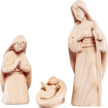 Hl. Familie Fides 4 - teilig DE4601 (10 cm, natur)