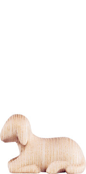 Lamm liegend Fides DE4664 (10 cm, natur)