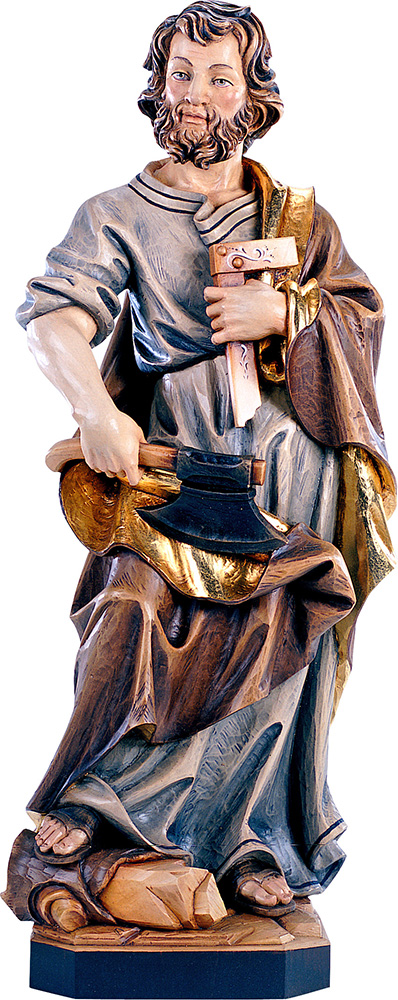 San Giuseppe artigiano - Sculture in legno Val Gardena - Demetz Patrick  shop online