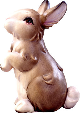 Bunny standing grey DE6034G (1,18", color)