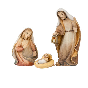 Hl.Familie RA111048 (10 cm, lasiert)
