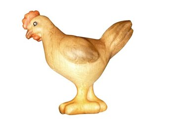 Huhn RA111064 (10 cm, lasiert)