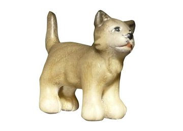 Katze RA111063 (10 cm, lasiert)