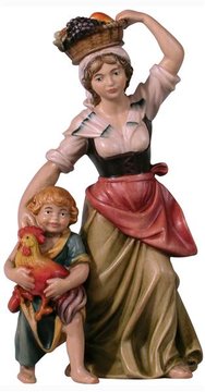 IN Pastora con bambino EI52010 (10 cm, colore)