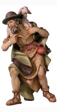 IN Pastore con pecora EI52021 (8 cm, colore)