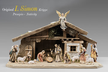 SI Set 15 figure + capanna Mühlbach EI530SETM16 (9 cm, colore)