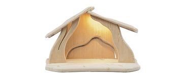 Capanna per famiglia Luce con illuminazione LED EI625L (8 cm, brunito)