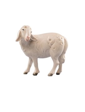 LI Schaf zurückschauend EI054065 (8 cm, lasiert)
