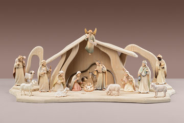 Light Nativita SET 17 figurines+Stable Light EI0540SETF19 (3,15", color)