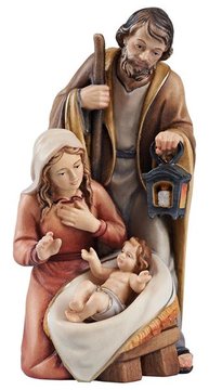 Blockkrippe Insam mit Jesukind lose EI0553 (4 cm, lasiert)