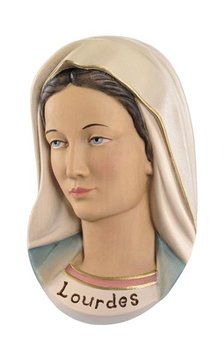 Madonna Lourdes Porträt EI3095L (10 cm, lasiert)