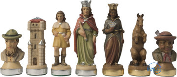 Schachspiel FC8203 (9 cm, lasiert)