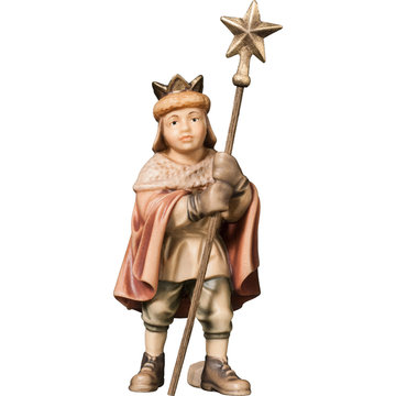 H - Sternsinger mit Stern FI427021 (6,5 cm, lasiert)