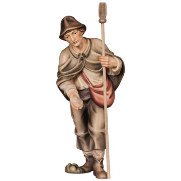 H - Schäfer mit Salz FI427127 (8 cm, lasiert)